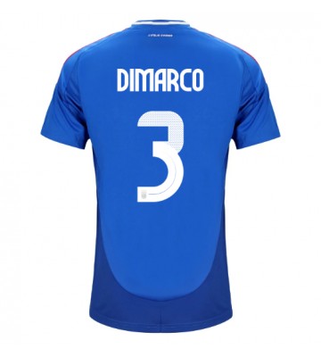 Italia Federico Dimarco #3 Primera Equipación Eurocopa 2024 Manga Corta